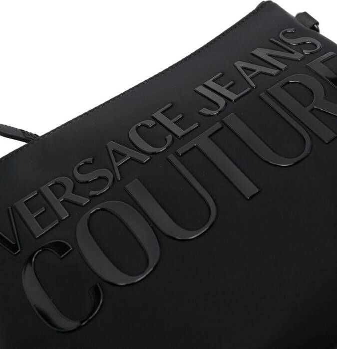 Versace Jeans Couture Clutch met logopatch Zwart