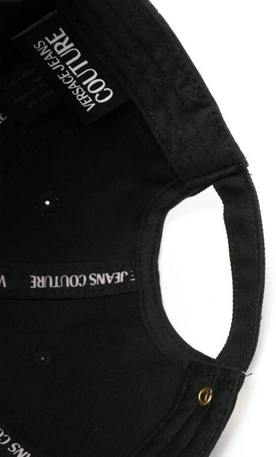 Versace Jeans Couture Pet met logoplakkaat Zwart