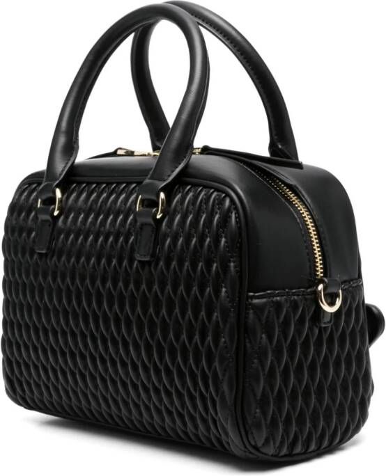 Versace Jeans Couture Leren schoudertas Zwart