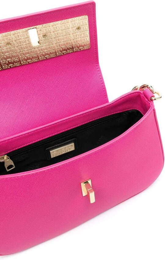 Versace Jeans Couture Schoudertas met logoplakkaat Roze