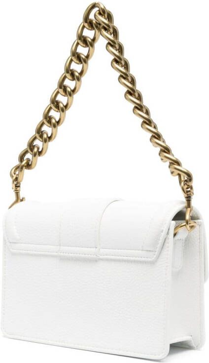 Versace Jeans Couture Baroque schoudertas met gesp Wit