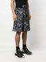 Versace Jeans Couture Bermuda shorts met logoprint Zwart - Thumbnail 3