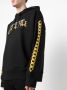 Versace Jeans Couture Hoodie met logoprint Zwart - Thumbnail 5