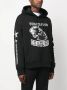 Versace Jeans Couture Hoodie met logoprint Zwart - Thumbnail 3