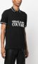 Versace Jeans Couture Poloshirt met logoprint Zwart - Thumbnail 3