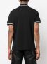 Versace Jeans Couture Poloshirt met logoprint Zwart - Thumbnail 4