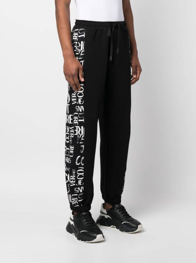 Versace Jeans Couture Trainingsbroek met logoprint Zwart