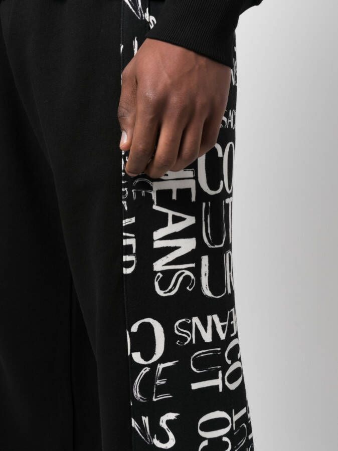 Versace Jeans Couture Trainingsbroek met logoprint Zwart