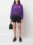 Versace Jeans Couture Cropped hoodie Paars - Thumbnail 2