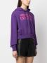 Versace Jeans Couture Cropped hoodie Paars - Thumbnail 3