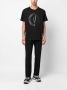 Versace Jeans Couture T-shirt met logoprint Zwart - Thumbnail 2
