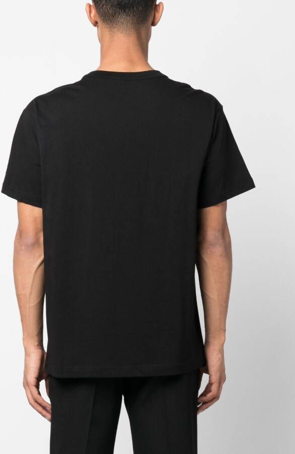 Versace Jeans Couture T-shirt met logoprint Zwart