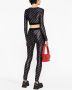 Versace Jeans Couture Legging met logoprint Zwart - Thumbnail 4
