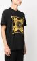Versace Jeans Couture T-shirt met logoprint Zwart - Thumbnail 3