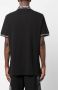 Versace Jeans Couture Poloshirt met logoprint Zwart - Thumbnail 4