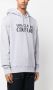 Versace Jeans Couture Hoodie met logoprint Grijs - Thumbnail 3