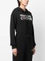 Versace Jeans Couture Hoodie met logoprint Zwart - Thumbnail 3