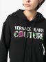 Versace Jeans Couture Hoodie met logoprint Zwart - Thumbnail 5