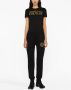 Versace Jeans Couture T-shirt met logoprint Zwart - Thumbnail 2