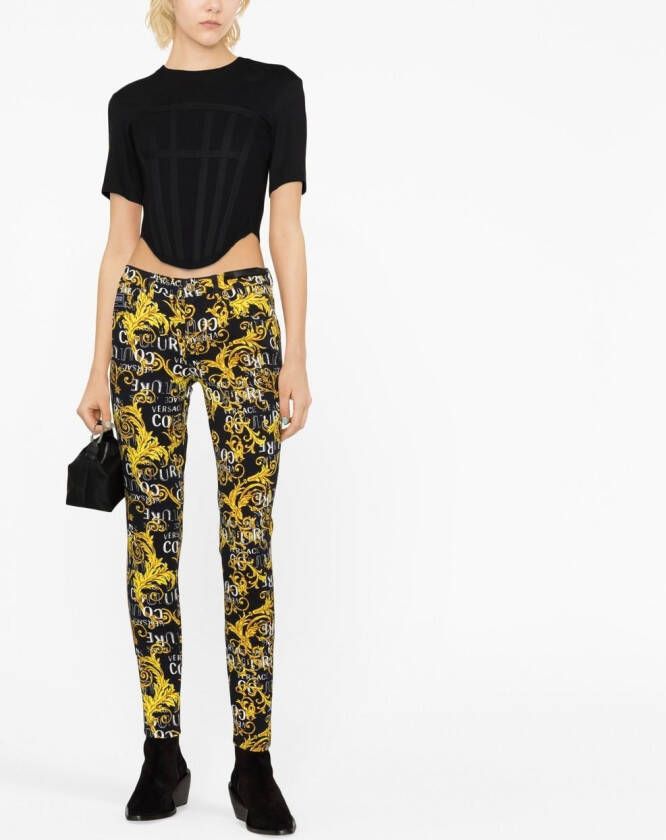Versace Jeans Couture Skinny jeans Zwart