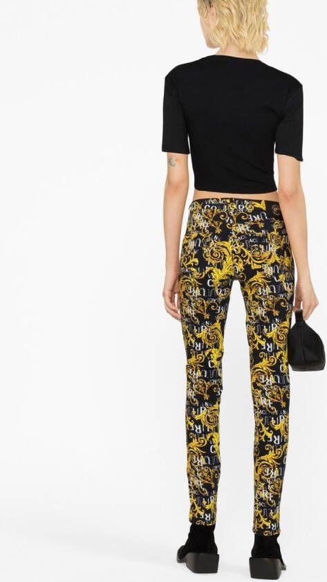 Versace Jeans Couture Skinny jeans Zwart