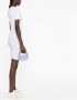 Versace Jeans Couture T-shirtjurk met logoprint Wit - Thumbnail 3