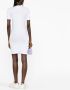 Versace Jeans Couture T-shirtjurk met logoprint Wit - Thumbnail 4