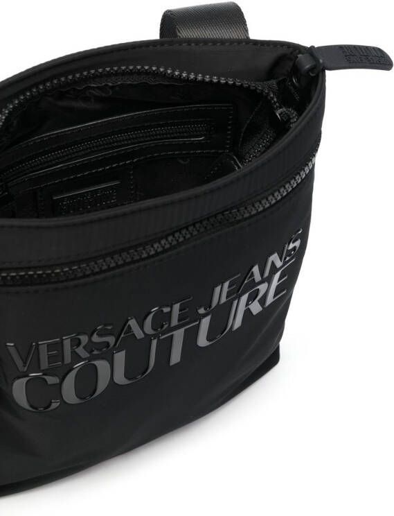Versace Jeans Couture Messengertas met logoprint Zwart