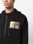 Versace Jeans Couture Hoodie met logoprint Zwart - Thumbnail 5