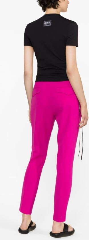 Versace Jeans Couture T-shirt met logoband Zwart