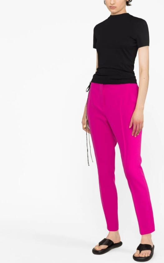 Versace Jeans Couture T-shirt met logoband Zwart