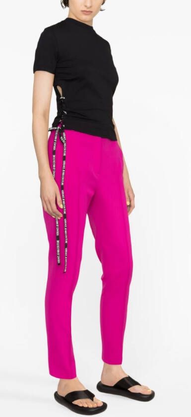 Versace Jeans Couture T-shirt met logoband Zwart
