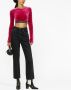 Versace Jeans Couture Fluwelen top Rood - Thumbnail 2