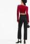 Versace Jeans Couture Fluwelen top Rood - Thumbnail 3