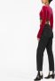 Versace Jeans Couture Fluwelen top Rood - Thumbnail 4