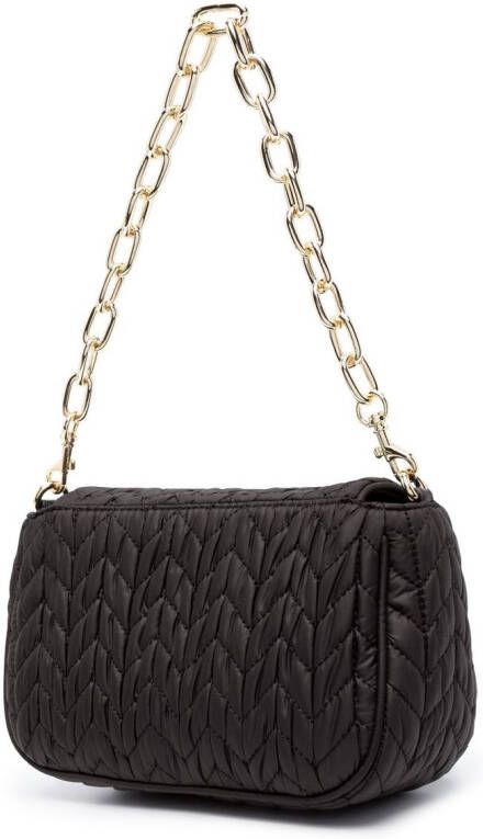 Versace Jeans Couture Matelassé schoudertas Zwart