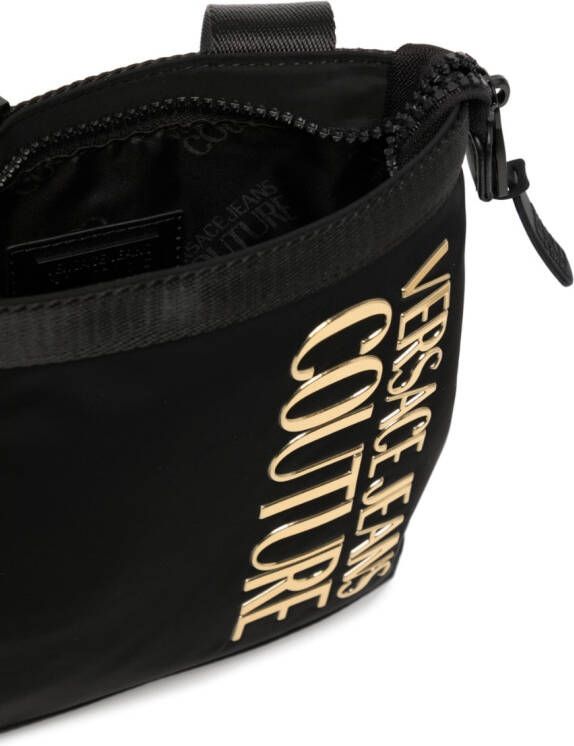 Versace Jeans Couture Messengertas met logo Zwart