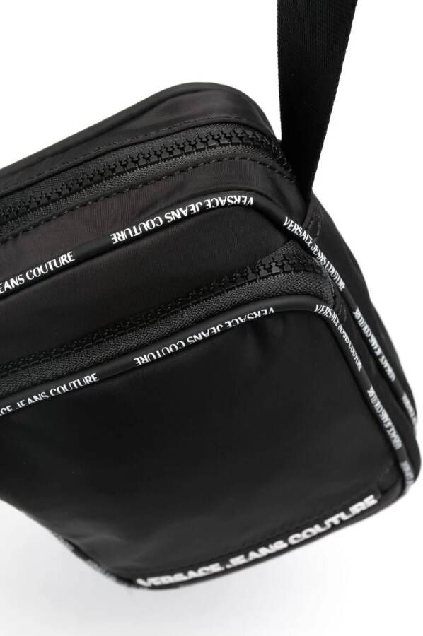 Versace Jeans Couture Messengertas met logoband Zwart