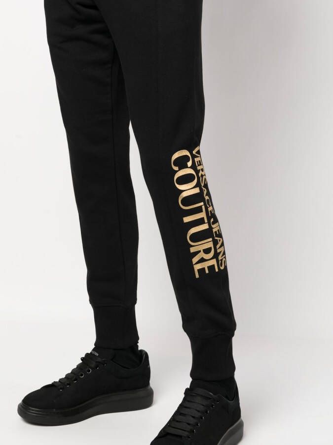 Versace Jeans Couture Trainingsbroek met logo Zwart