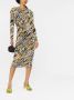 Versace Jeans Couture Midi-jurk met logoprint Zwart - Thumbnail 2