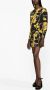 Versace Jeans Couture Mini-jurk met barokprint Zwart - Thumbnail 4