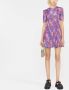 Versace Jeans Couture Mini-jurk met bloemenprint Roze - Thumbnail 2