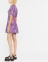 Versace Jeans Couture Mini-jurk met bloemenprint Roze - Thumbnail 3