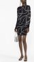 Versace Jeans Couture Mini-jurk met bloemenprint Zwart - Thumbnail 2