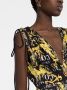 Versace Jeans Couture Mini-jurk met logoprint Zwart - Thumbnail 5