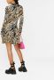 Versace Jeans Couture Mini-jurk met logoprint Zwart - Thumbnail 4