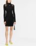 Versace Jeans Couture Mini-jurk met mesh vlak Zwart - Thumbnail 2
