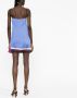 Versace Jeans Couture Mini-jurk met print Blauw - Thumbnail 4