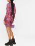 Versace Jeans Couture Mini-jurk met ruche Rood - Thumbnail 4