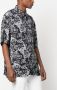 Versace Jeans Couture Overhemd met barokprint Zwart - Thumbnail 3